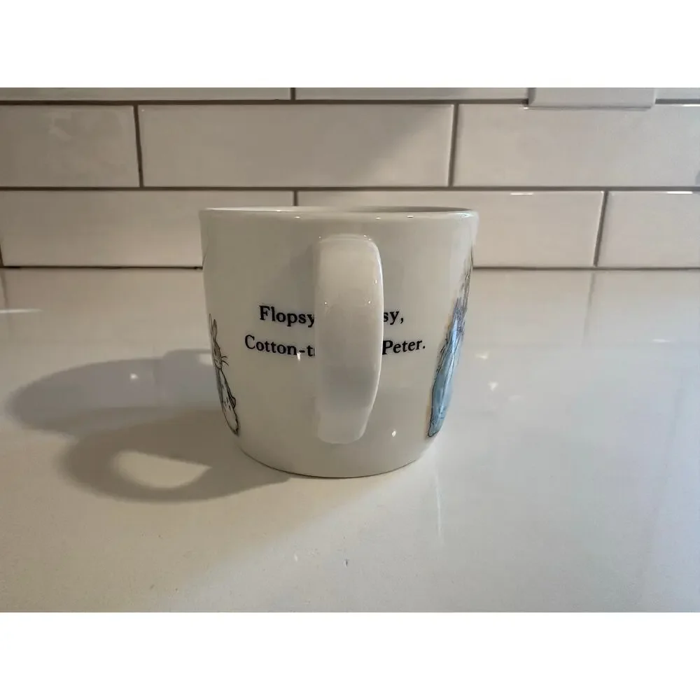 Vintage 1991 Frederick Wayne Wedgwood Peter Rabbit Beatrix Potter Child Mug